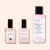 Green™ Base, Top Coat & Nail Polish Remover Trio