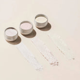 Glitters and effect powders trios