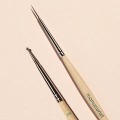 Dotting Tool & Nail Art Liner Brush Duo