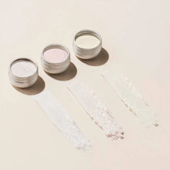 Glitters and effect powders trios
