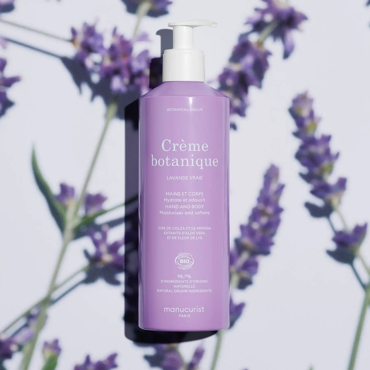 Crème botanique Parfum Lavande Vraie - Cosmos Organic - 500ml